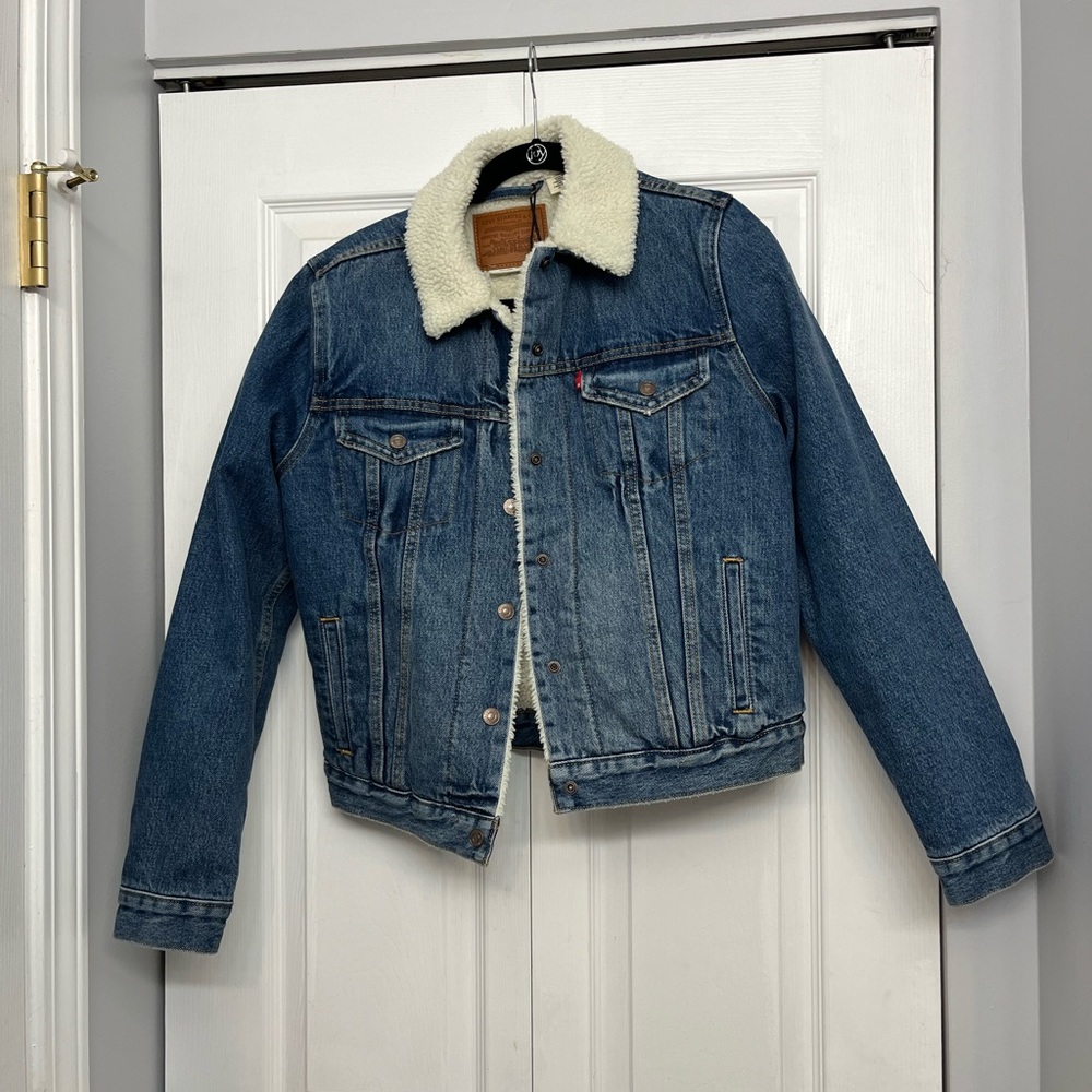 Levi's Shearling Lined Denim Jacket